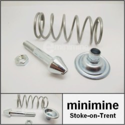 Clubman Bonnet Lock Spring, Cup, Pin & Nut Kit