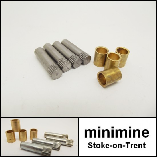 Mk1/2 Door Hinge Pin and Bush Repair Kit Set of 4 external