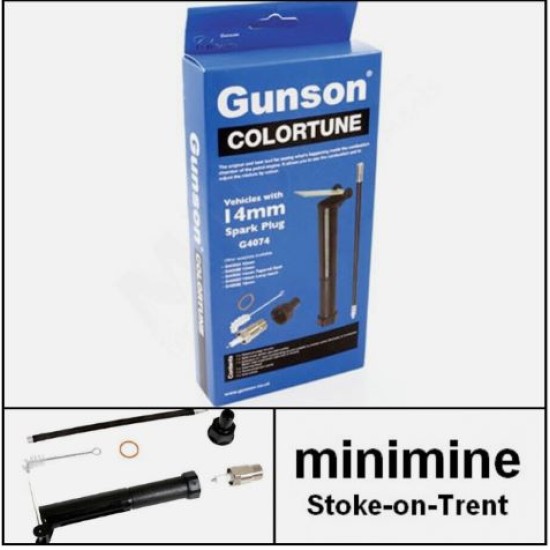 Gunson Colourtune Single Plug Kit 14mm Spark Car Tool