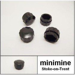 Wheel Nut Plastic Cap Cover x4