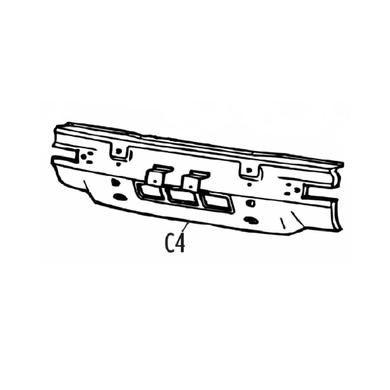 Front Lower	Front Valance, Assembly, 'Body Front Lower' - C4