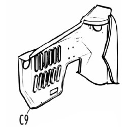 Inner Wing Complete Assembly, LH, 'Valance' - C9