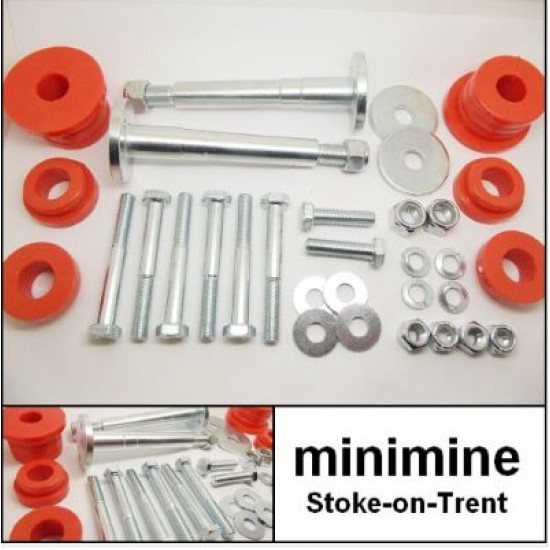 LATE Rear Subframe Fitting Mounting Kit INC. POLYFLEX Bushes 1976>