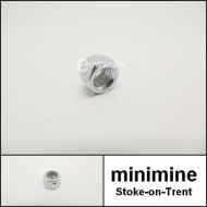 5/16 UNF Imperial Nyloc Nut Zinc Plated Steel x 1 nylon insert lock