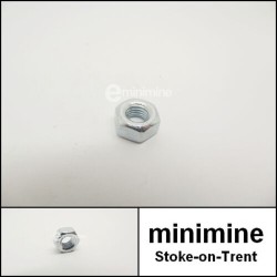 1/4 UNF Plain Nut Zinc Plated Steel x 1