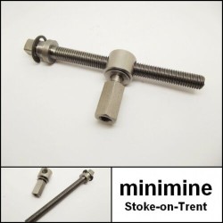 MPi Fan Belt Adjuster Spindle Bolt & Ferrule Link Stainless Steel