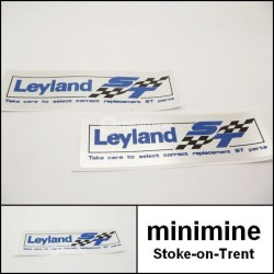 British Leyland ST Special Tuning Rocker Cover Sticker PAIR