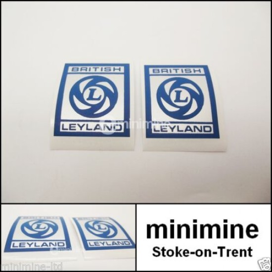 British Leyland Rocker Cover Sticker x2 PAIR