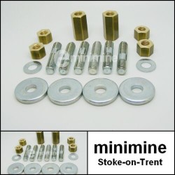 Manifold Fitting Kit Inc Studs Long Brass Nuts Washers