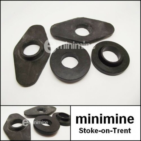 Front Subframe Standard Rubber Tower Mount Bush 4pc Kit turret