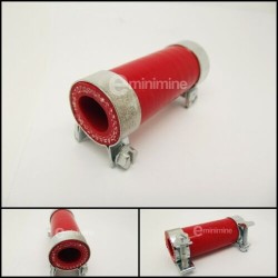 Red Silicone Bypass Hose and Clips