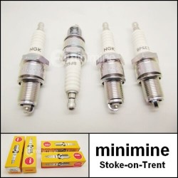 NGK Spark Plugs Set Of 4 BP6ES Not Injection