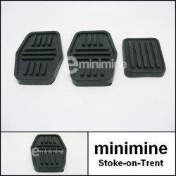Pedal Rubber 3 Piece Set For Later Models 1976-1990