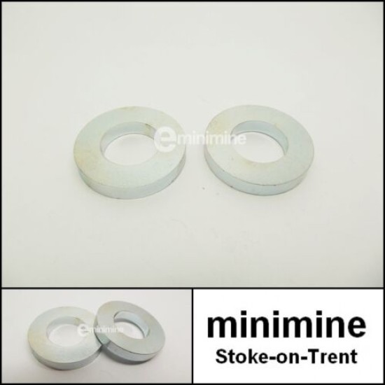 Front Drum Brake Hub Nut Washer PAIR