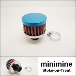 Universal BLUE TOP Crankcase Breather 13mm