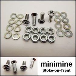 Boot Hinge Chrome Bolt Kit