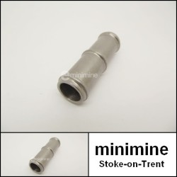 Hose Connector 5/8" to 5/8" Oil & Water Pipes Stainless Steel tube