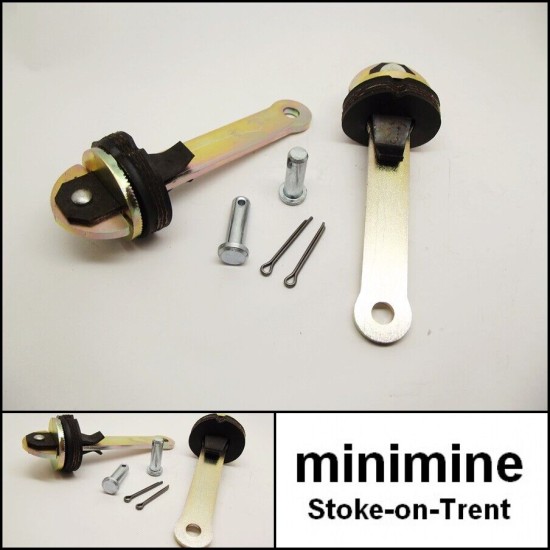 Door Check Strap Stay Arm Kit PAIR INC. PINS