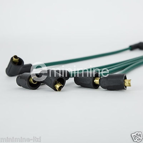 7mm Green Silicone HT Plug Leads Set