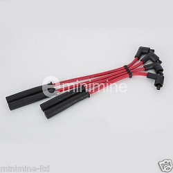 8mm Red Silicone HT Plug Leads MPI Set