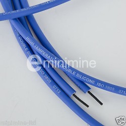 7mm Blue Silicone HT Plug Leads Set 25d4 Early