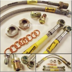 Goodridge Braided Mini To Metro Front Brake Line Conversion Kit